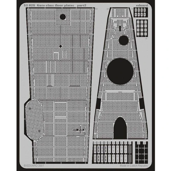 Eduard 53028 1/72 Ölçek, Gato Class Floor Plates Detay Seti - St - 2
