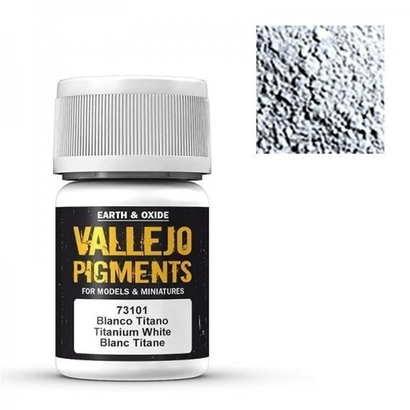 Vallejo 73101 35 ml. Titanium White, Model Boyası Pigmenti ürün görseli 1