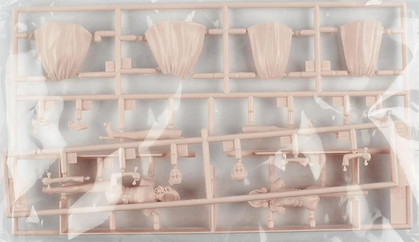 Hasegawa FC10 29110 1/24 Ölçek, 50 li Yılların Amerikan Kızları, Plastik Model Kiti - Resim 2