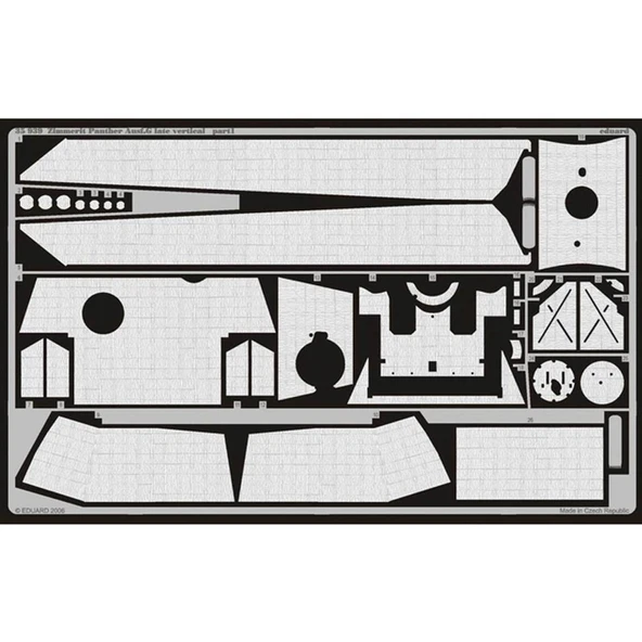 Eduard 35939 1/35 Ölçek, Zimmerit Panther Ausf.G Late Ver ürün görseli