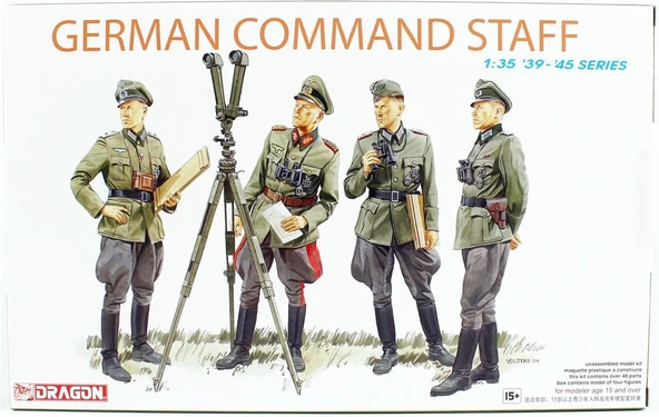 Dragon 6213 1/35 Ölçek, Alman Komutan Figürleri (1939-45) Plastik Model Kiti ürün görseli
