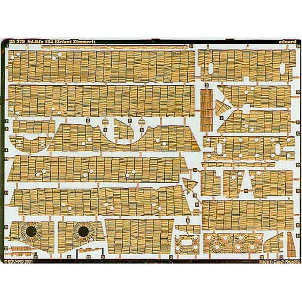 Eduard 35379 1/35 Ölçek, Zimmerit Elefant/Ferdinand For D ürün görseli