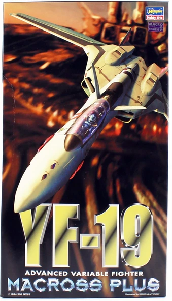 Hasegawa 9 65709 1/72 Ölçek, YF-19, Macross-Robotech TV Serisi, Bilim Kurgu Plastik Model Kiti