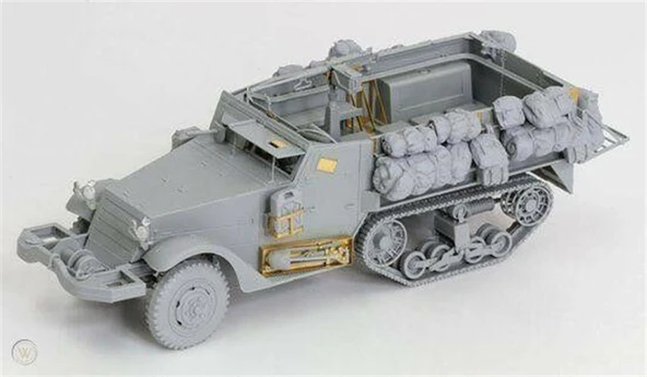 Dragon 3569 1/35 Ölçek, IDF M3 Yarı Paletli Personel Taşıyıcı Plastik Model Kiti - Resim 3