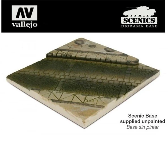 Vallejo SC001 Döşeme Taşlı Cadde Kesiti 14x14 cm., Manzara Serisi Model Aksesuarı ürün görseli