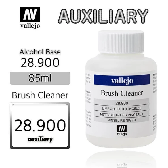 Vallejo 28900 85 ml. Tiner Bazlı Boya Fırçası Temizleme Sıvısı ürün görseli 1