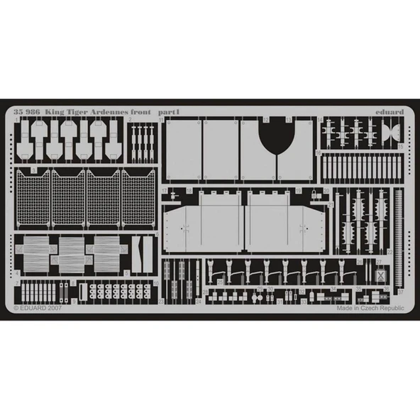 Eduard 35986 1/35 Ölçek, King Tiger Ardennes Front For Ta ürün görseli