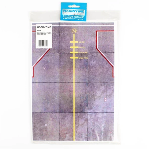 Nazca Decals PP2 1/144 Ölçek, Parking Plate-Desıgn 2- A4 Ebat, Kartona Renkli Baskı - Resim 3
