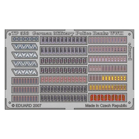 Eduard Tp523 1/35 Ölçek, German Military Police Ranks Wwı ürün görseli 1
