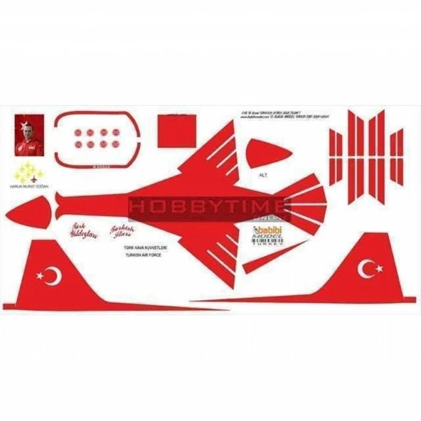 Babibi DBT01045 1/48 Ölçek, NF-5A, Türk Yıldızları 2008-7, Dekal Çıkartma ürün görseli 1