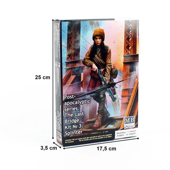 Masterbox 24075 1/24 Ölçek, Son Köprü, Kit.3 Kıymık, Plastik Figür Kiti - Resim 5