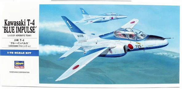 Hasegawa D11 1441 1/72 Ölçek, KawasakiT-4 (Blue Impulse), Savaş Uçağı Plastik Model Kiti ürün görseli