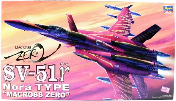 Hasegawa 16 65716 1/72 Ölçek, SV-51 ? Nora Type (Macross Zero), Macross-Robotech TV Serisi, Bilim Kurgu Plastik Model Kiti ürün görseli
