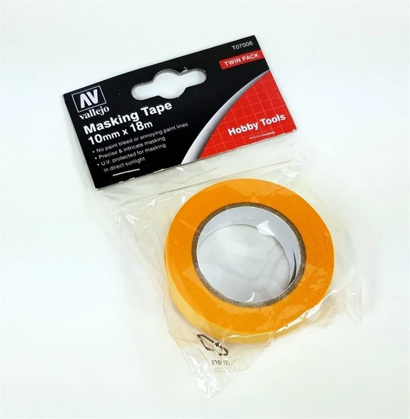 Vallejo T07006 Maskeleme Bantı (10 mmx18 metre), 2 Adet ürün görseli