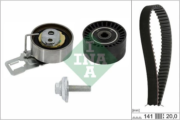 INA 530069810 TRİGER SETİ PARTNER-BERLINGO-P208-P301-P308-P508-P2008-P3008-P5008-FOCUS-COURİER-FİESTA-MONDEO-C3-C4 -C-ELYSEE-JUMPY-RIFTER-DS4-DS3-CROSSLAND X-GRANDLAND X-COMBO E-C-MAX 1.5-1.6 TDCI-HDI ürün görseli 1