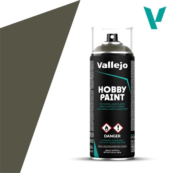Vallejo 28003 400 ml. Russian Green 4BO, Sprey Model Boyası ürün görseli