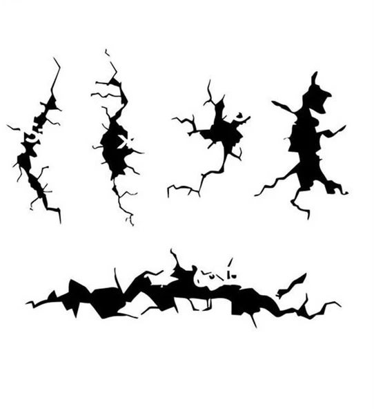 Vallejo ST-TX001 1/35 Duvar Çatlağı Desenli Esnek Boya Şablonu - Resim 2