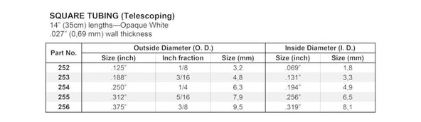 Evergreen 253 4,8*4,8*355 Mm Kutu Profıl-3Adet -Beyaz - Resim 3