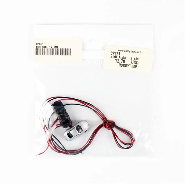 CP Model 1/200 Ölçek, Işıklı Araba Maketi- 2 Adet ürün görseli