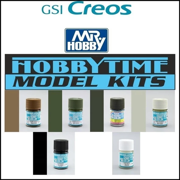 Hobbytime Gunze Sea Camo Boya Seti-6 Adet 10 Ml. - Resim 2