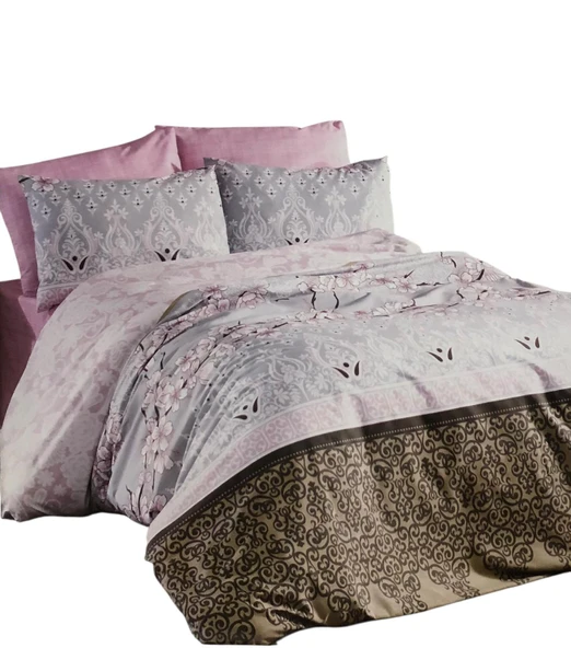 Royam Golden Home Pamuklu Çift Kişilik Kutulu Nevresim Takımı - 7