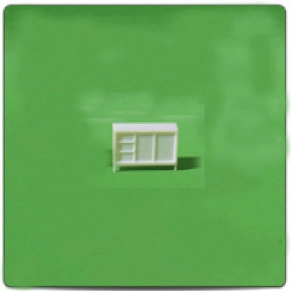 Schulcz 559020 1/50 Ölçek, Komodin Dolap-36 Mm-Beyaz-2 Adet