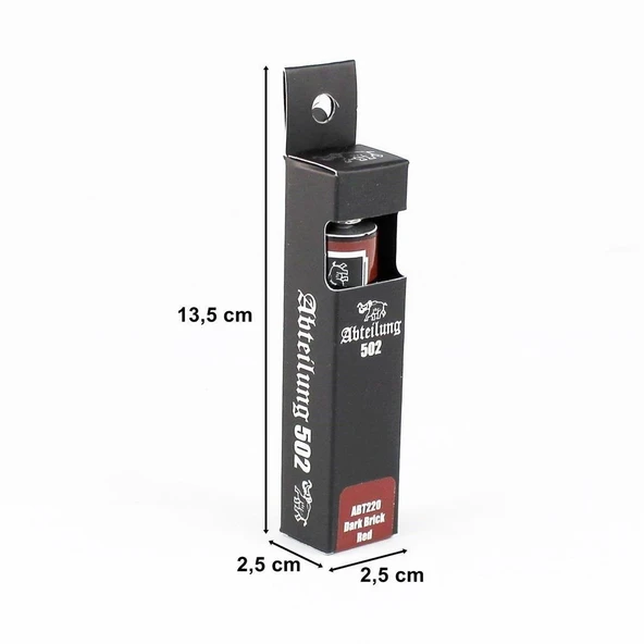 AK ABT220 20 ml. Yağlı Boya, Dark Brick Red - Resim 2