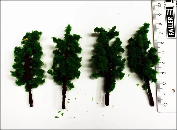 CP Model FG8030 1/100 Ölçek, Ağaç Maketi, 8 Cm, 4 Adet - Resim 2