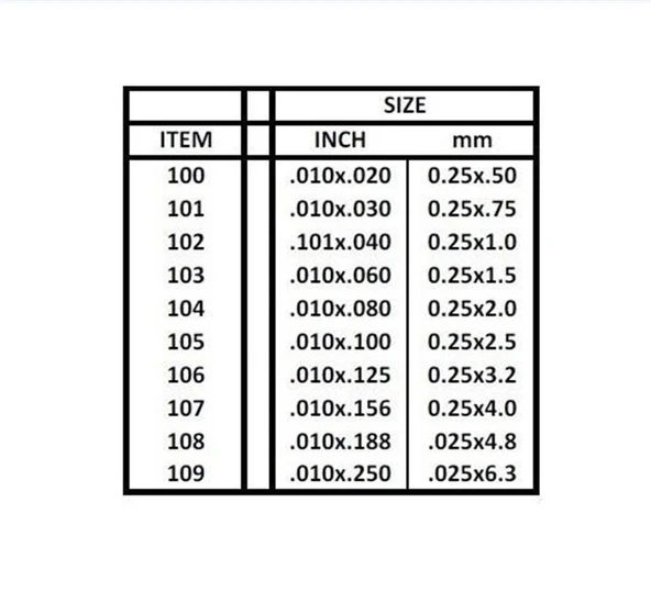 Evergreen 109 0,25*6,30*355 Mm Köşeli Çubuk-10 Adet -Beyaz - Resim 3
