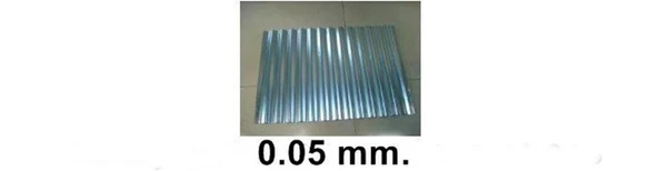 K&S 16134 Alımınyum Dalgalı Levha -Kalınlık 0,05 Mm. - ürün görseli