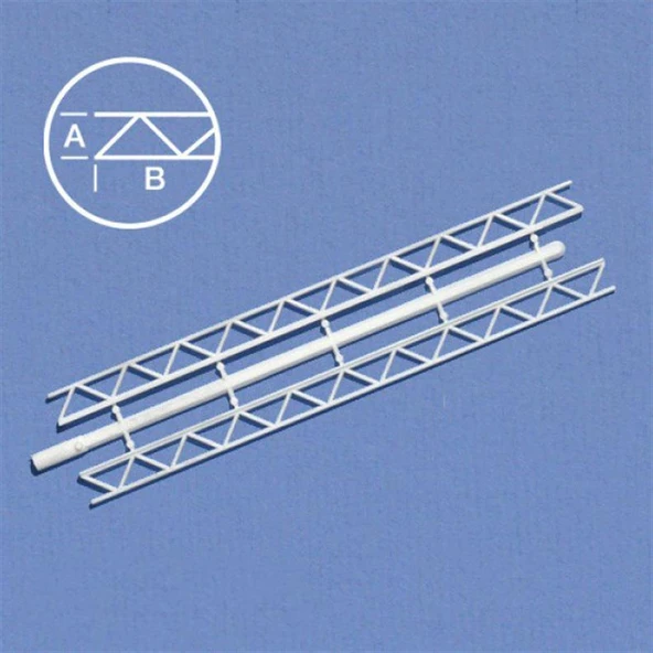 Schulcz 1714102 Kiriş Destekleri -Beyaz -12,0X15,4X80,0 Mm ürün görseli 1