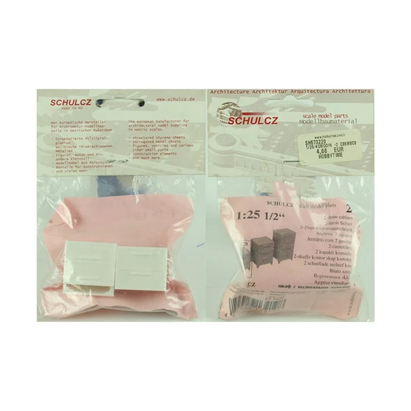 Schulcz 1/25 Ölçek, Bürolar İçin Dolaplar-Beyaz-. - 2