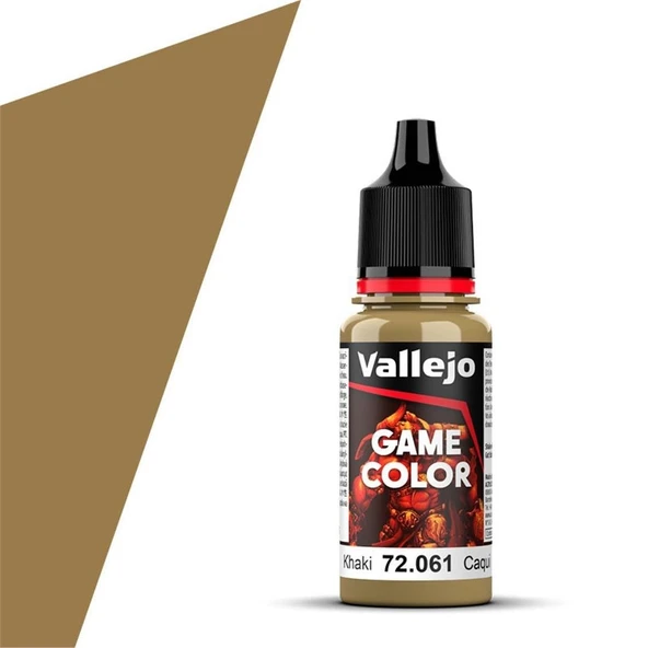 Vallejo 72061 18 ml. Khaki, Game Color Serisi Model Boyası ürün görseli