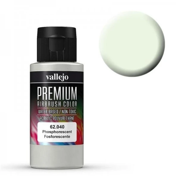 Vallejo 62040 60 ml. Phosphorescent, Premium RC Color Serisi Model Boyası ürün görseli 1