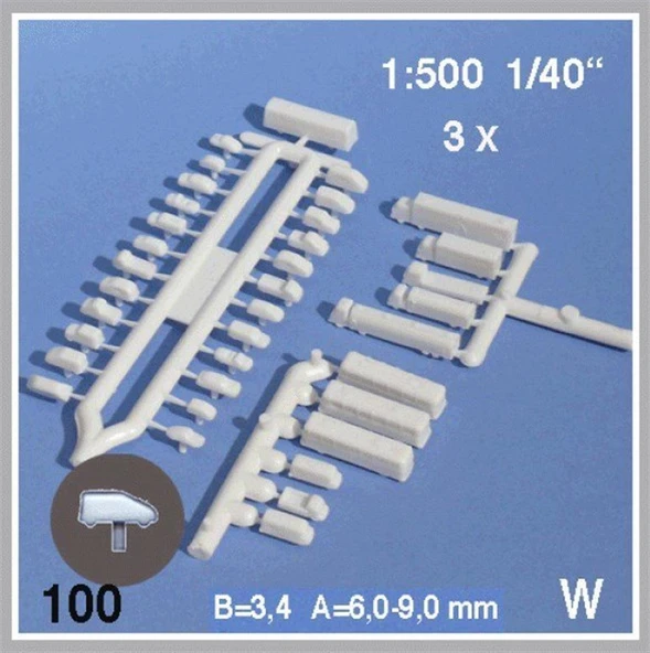 Schulcz 320201 1/500 Ölçek, Farklı Karayolu Araçları -Beyaz-100 A ürün görseli