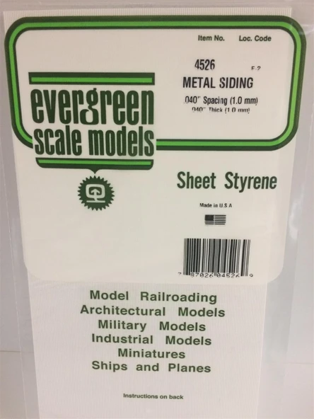 Evergreen 4526 1,0*150*300Mm Konteynır Kaplama-1,00Mm Spacın ürün görseli 1