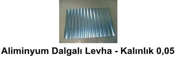 K&S 16132 Alımınyum Dalgalı Levha -Kalınlık 0,05 Mm. - ürün görseli 1