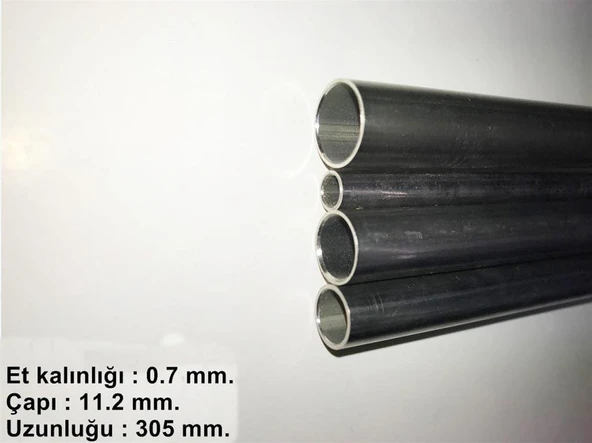 K&S 17121 Paslanmaz Çelik Yuvarlak Boru -0,7 Mm. Çeper ürün görseli 1