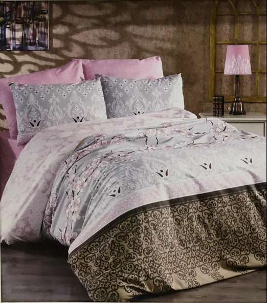 Royam Golden Home Pamuklu Çift Kişilik Kutulu Nevresim Takımı - 4