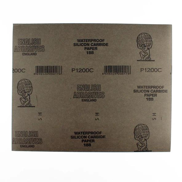 No.1200 280X230Mm Silikon Karpit 188 Kalite Zımpara - Resim 2