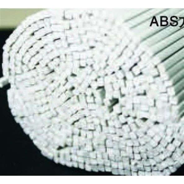 CP Model MA01-16 Maketler İçin ABS Kare Tüp Çubuk, 3x3x500 Mm - Resim 3