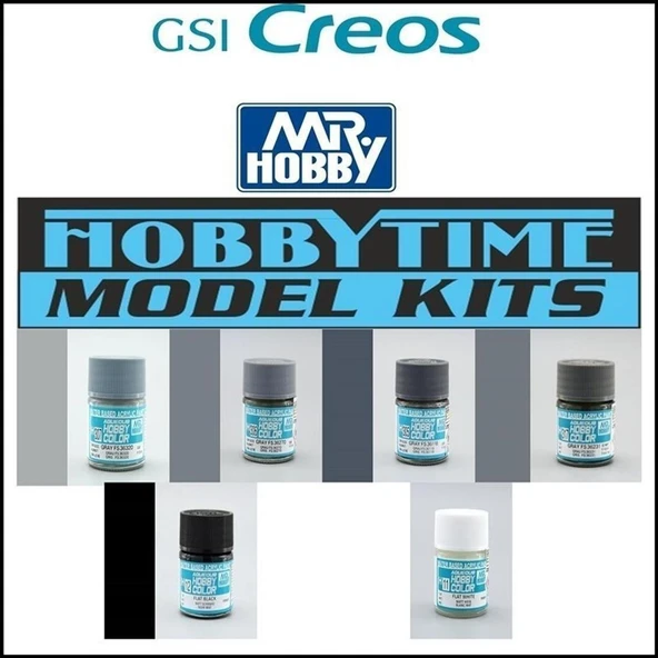 Hobbytime Gunze Nato Hıll 2 Camo Boya Seti-6 Adet 10 Ml. - Resim 2