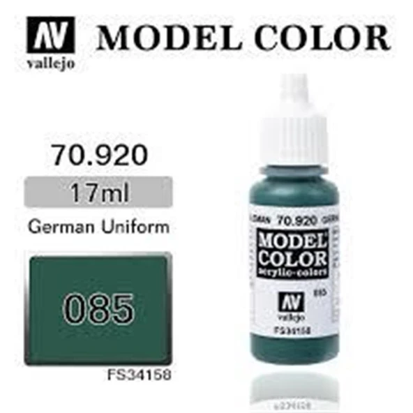 Vallejo 70920 18 ml. (85) German Uniform-Matt, Model Color Serisi Model Boyası ürün görseli 1