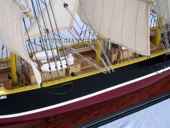 Gianhien Ts0066P Parma Ahşap Hazır Yelkenli Gemi Maketi - Resim 4
