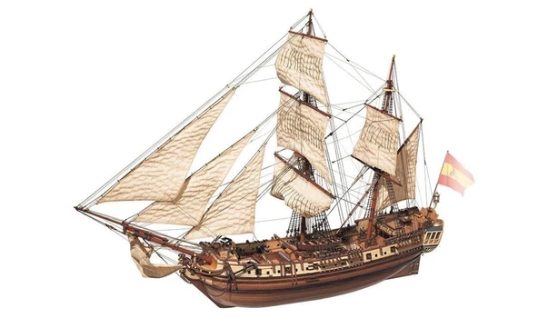 PTTAVM: Occre 13000 1/85 Ölçek, La Candelaria, 70 cm. Yelkenli