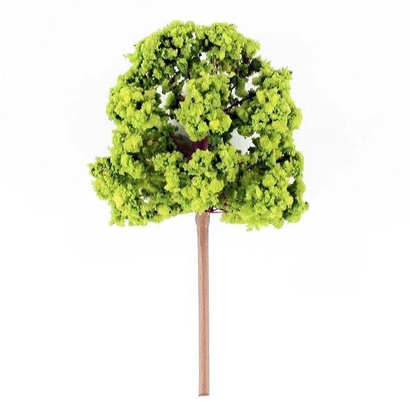 Hobbytime 11 Cm. Yuvarlak Formlu Bahar Yeşili Ağacı Modeli, 1 Adet ürün görseli