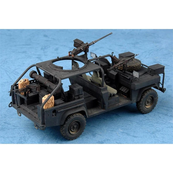 HobbyBoss 82450 1/35 Ölçek, (Ranger Special Operations Vehicle) RSOV w/MG, Askeri Cip , Plastik Model Kiti - Resim 3