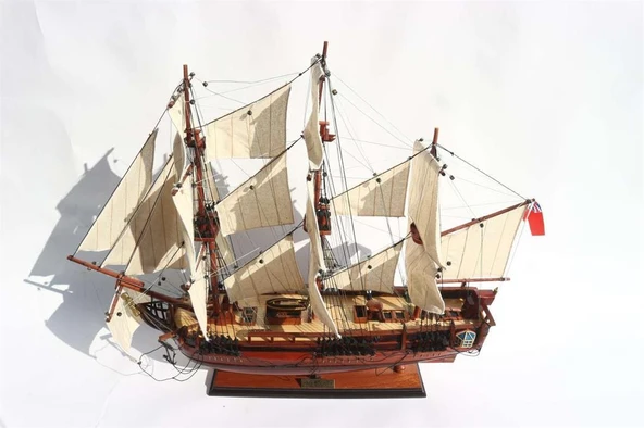 Gianhien Ts0020W60 Hms Bounty Ahşap Hazır Yelkenli Savaş Gemisi Maketi - Resim 2