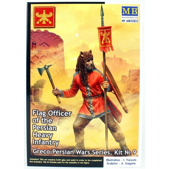 Masterbox 32022 1/32 Ölçek, Yunan Pers Savaşları, Pers Bayraktarı, Plastik Figür Kiti ürün görseli