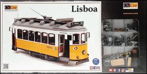Occre 53005 1/24 Ölçek, Lizbon Tramwayı Ahşap Model Kiti ürün görseli